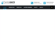 Tablet Screenshot of cantasacs.com